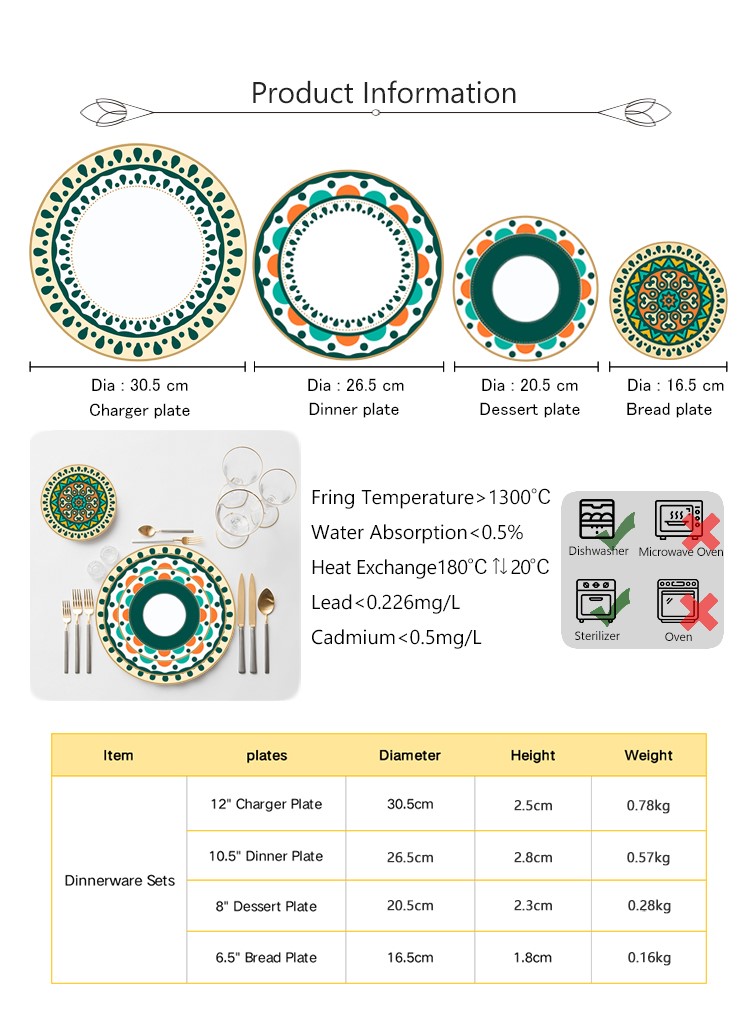 juego de platos de porcelana china-7