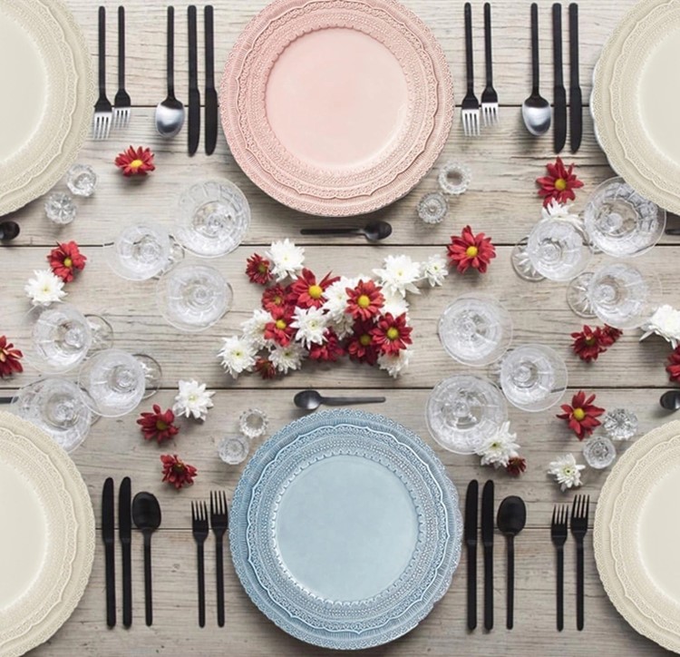 lace style wedding dinnerware-4