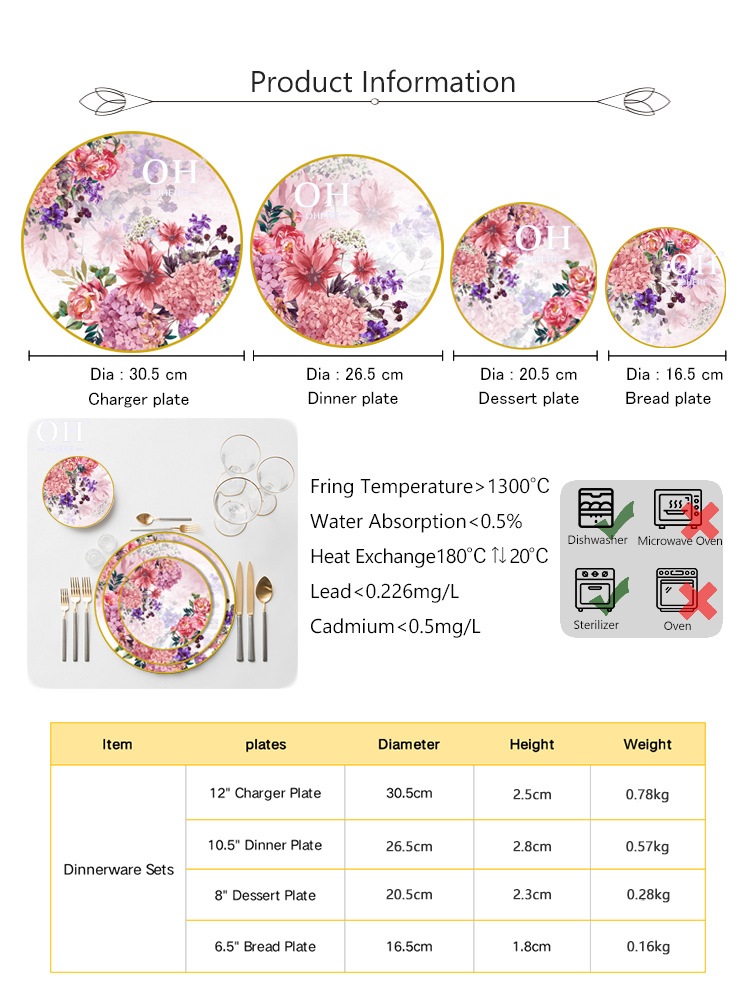 rosa Keramik Iessen Plat-7