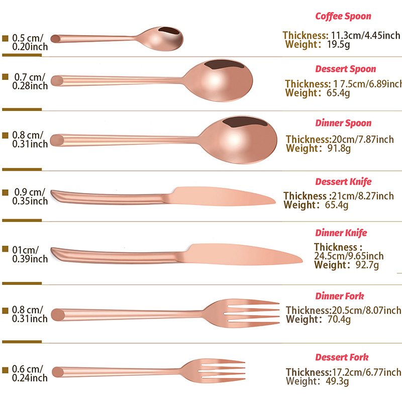 i-rose gold ware cutlery 2