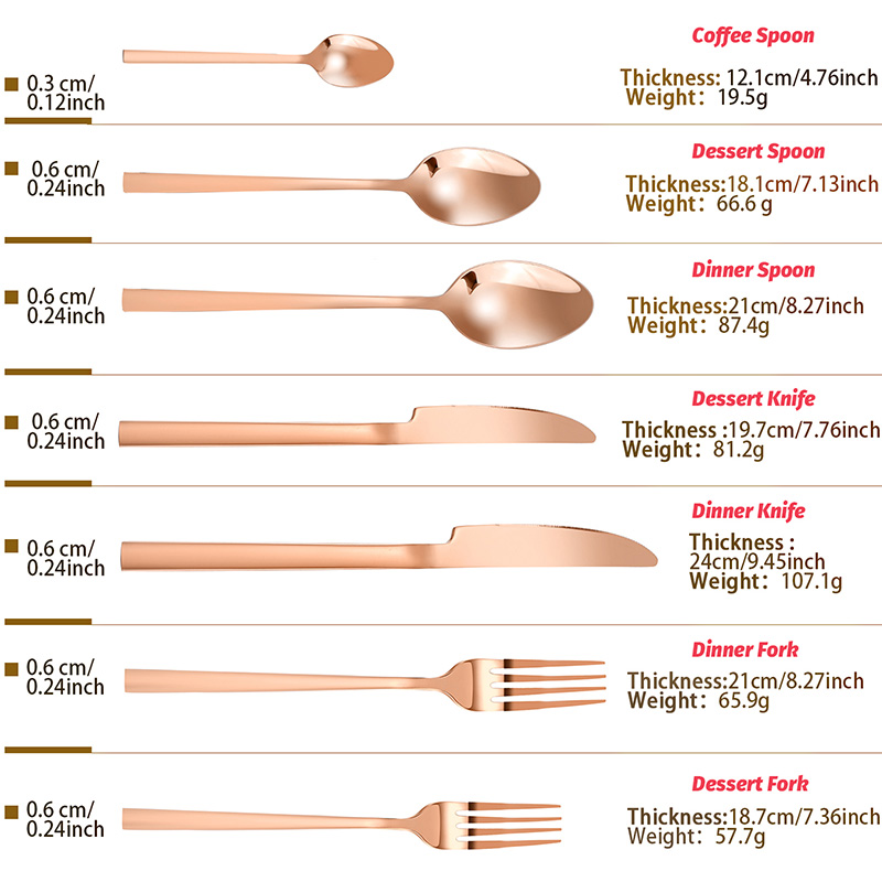 fargeeto mindi arooska qaaddo flatware set 2