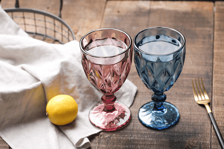 Diamond colored crystal goblet drinking wedding party wine glass cup1 (3)