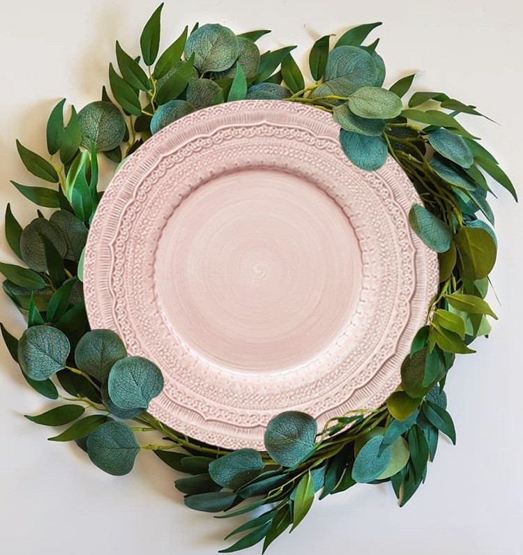 lace style wedding dinnerware-1