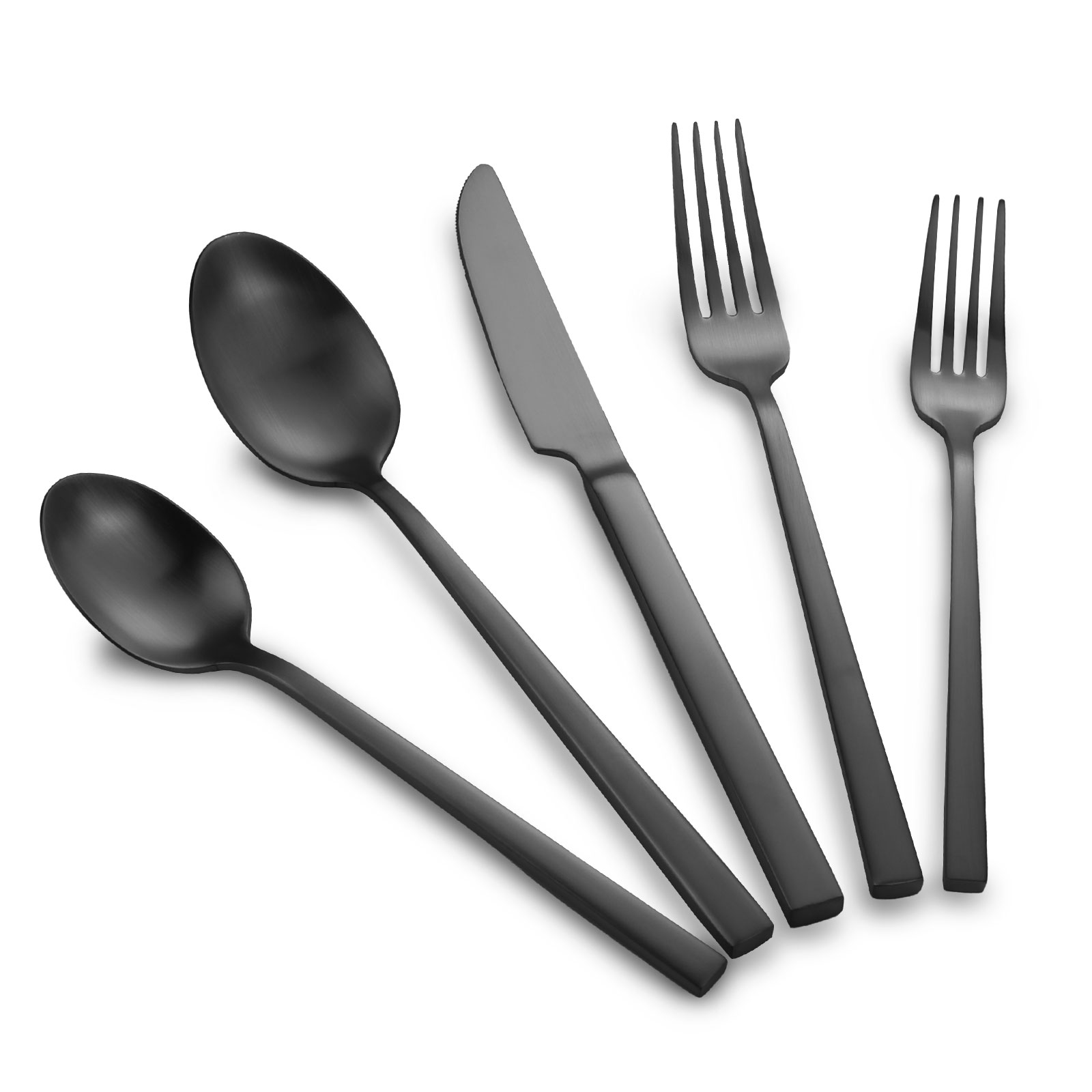 Matte Black Cutlery