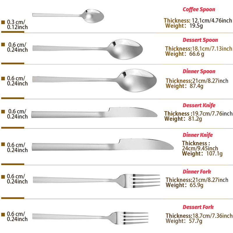 mirror polish restaurant flatware 2