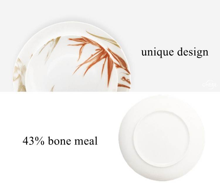 round ceramic plate porcelain plates 8